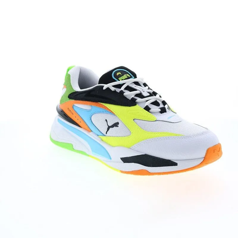 Puma Men's RS Fast Tropics Shoes - White / Black / Blue / Green / Yellow