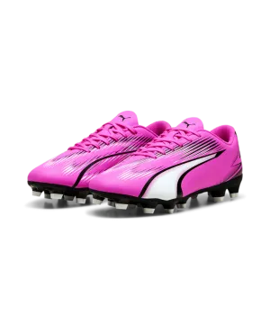 PUMA Ultra Play FG/AG Adult Soccer Cleats 107763 01 PINK/WHITE/BLACK