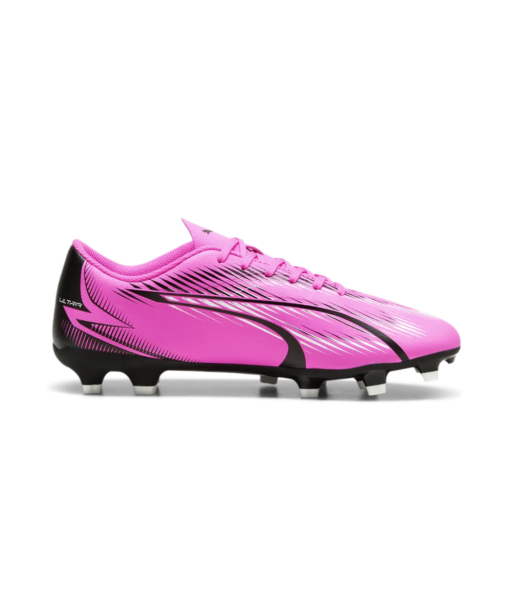 PUMA Ultra Play FG/AG Adult Soccer Cleats 107763 01 PINK/WHITE/BLACK