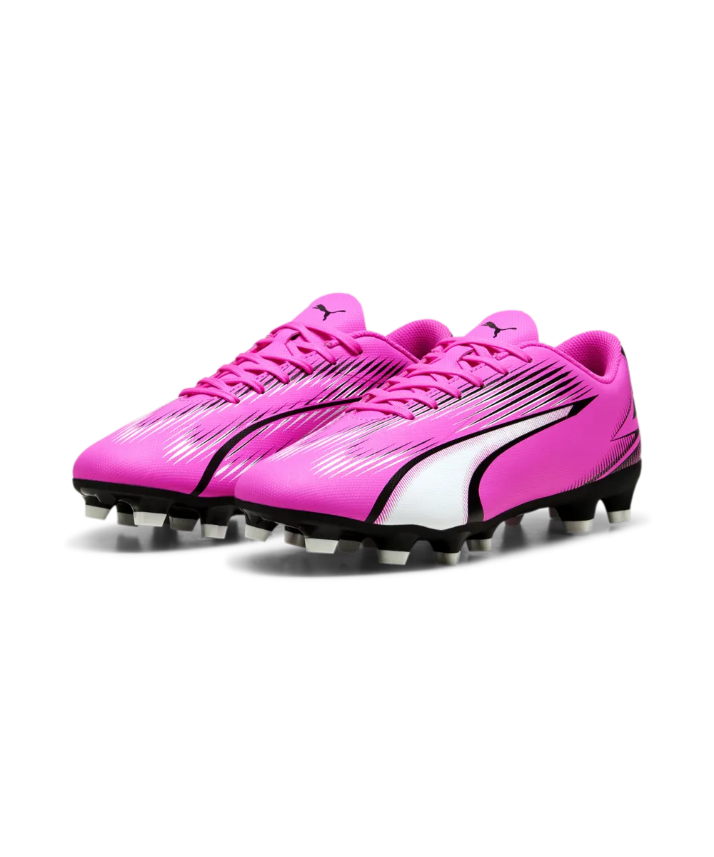 PUMA Ultra Play FG/AG Adult Soccer Cleats 107763 01 PINK/WHITE/BLACK