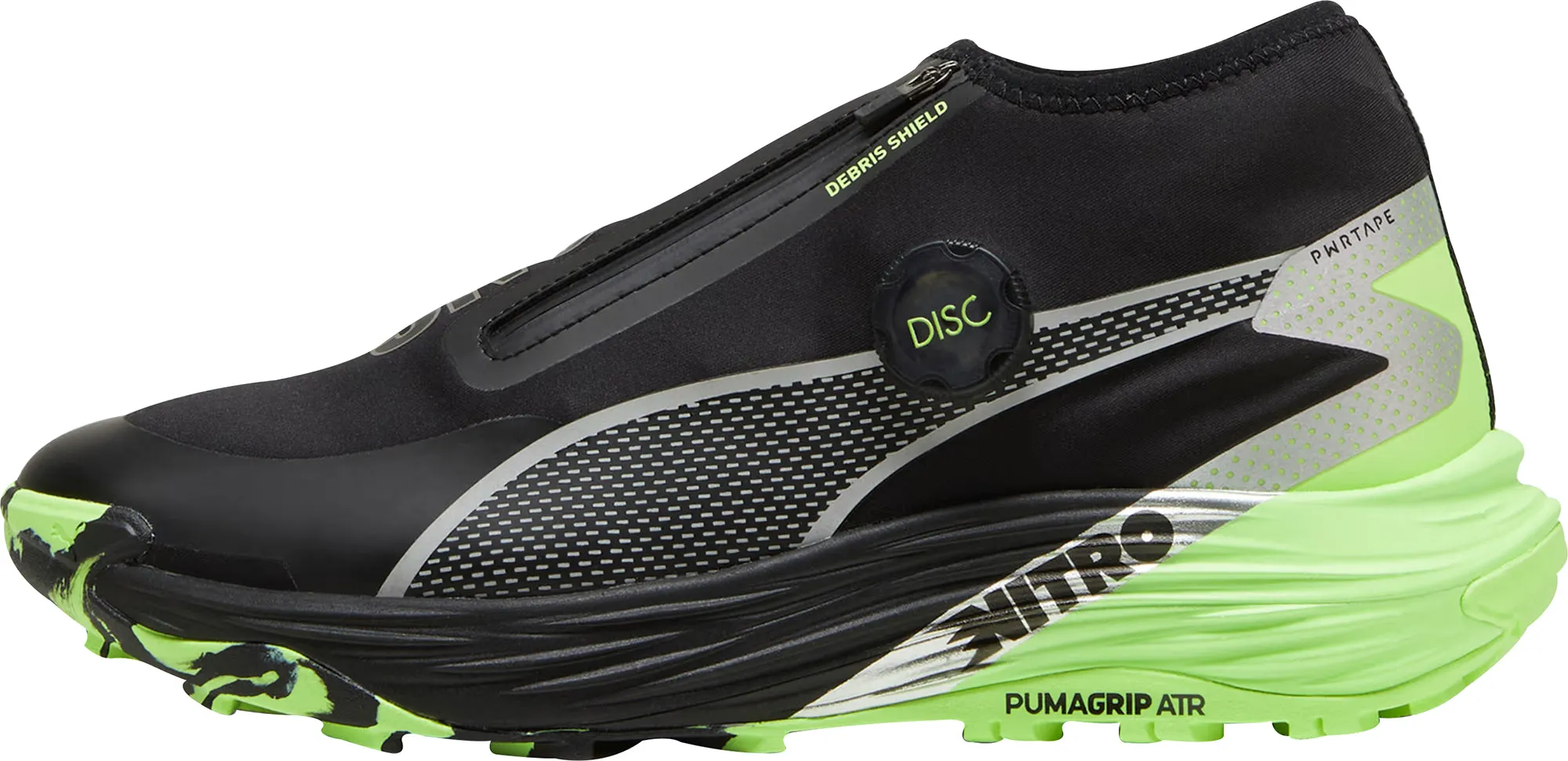 Puma Voyage Nitro 3 Disc Womens Trail Running Shoes - Black