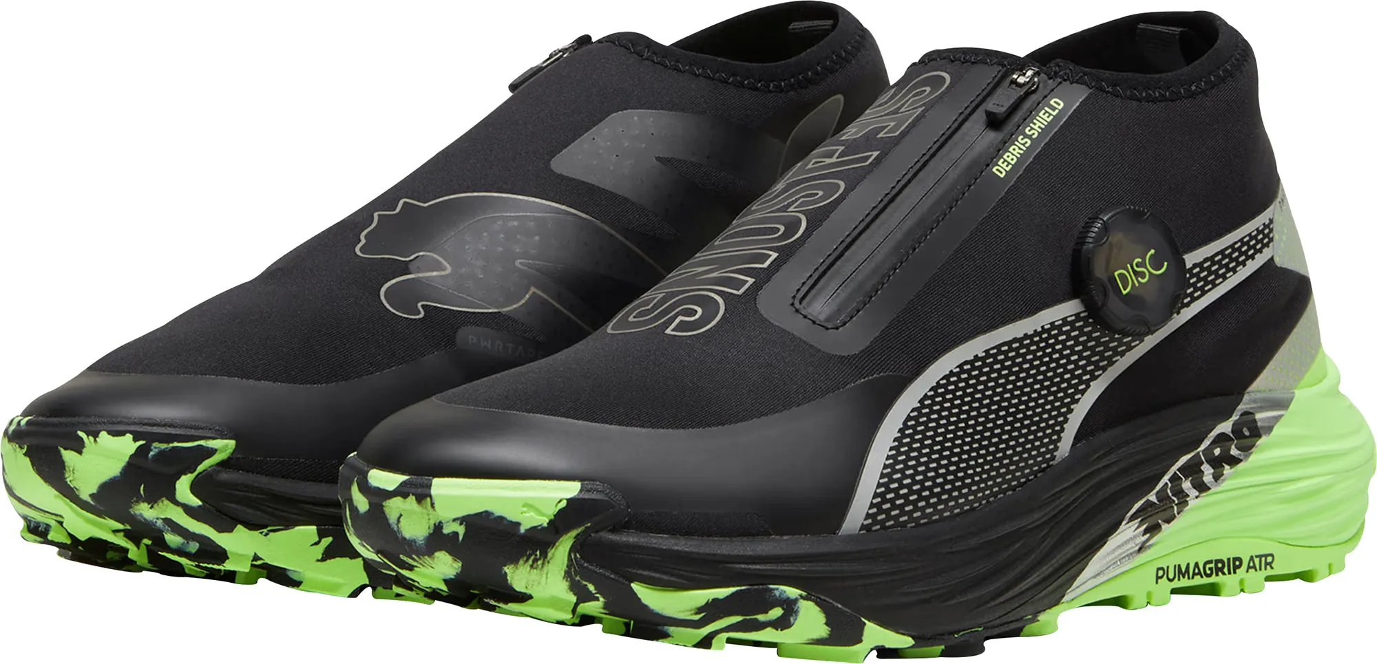 Puma Voyage Nitro 3 Disc Womens Trail Running Shoes - Black