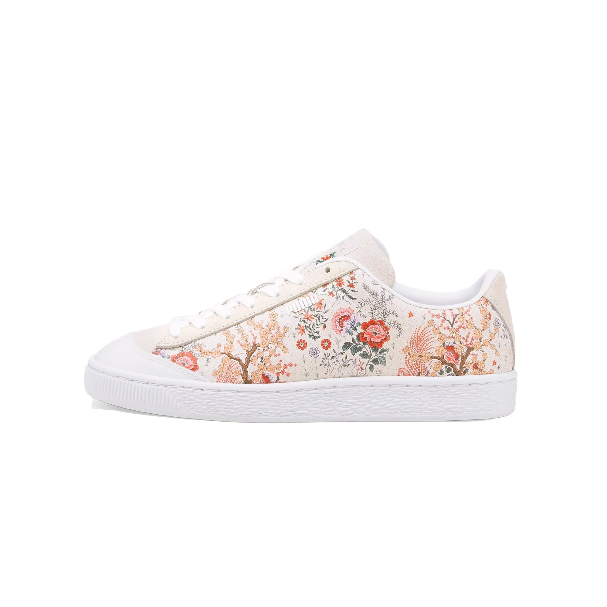 Puma x Liberty Womens Basket Shoes 'Birch'