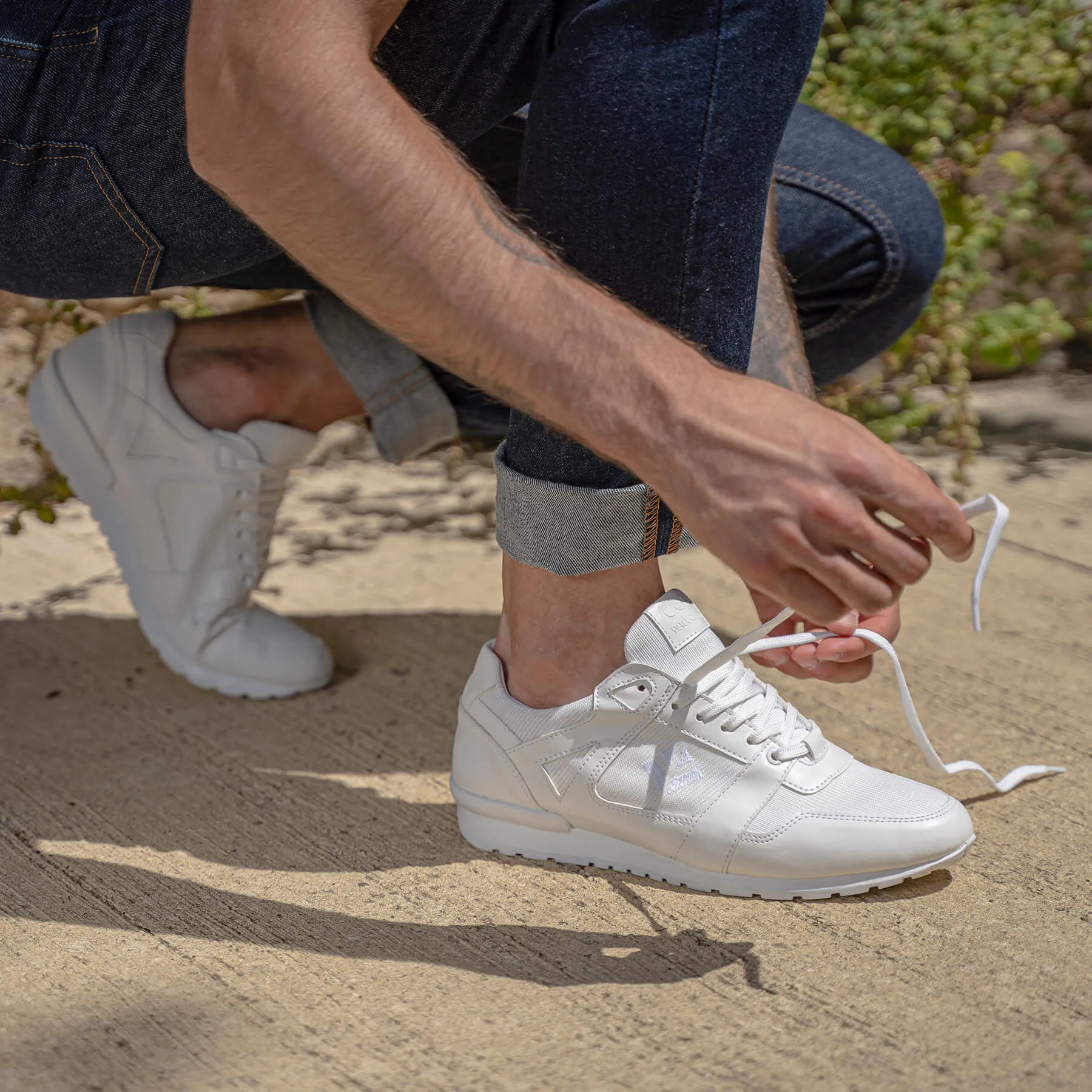 Raven Men's Vegan Sneakers | White