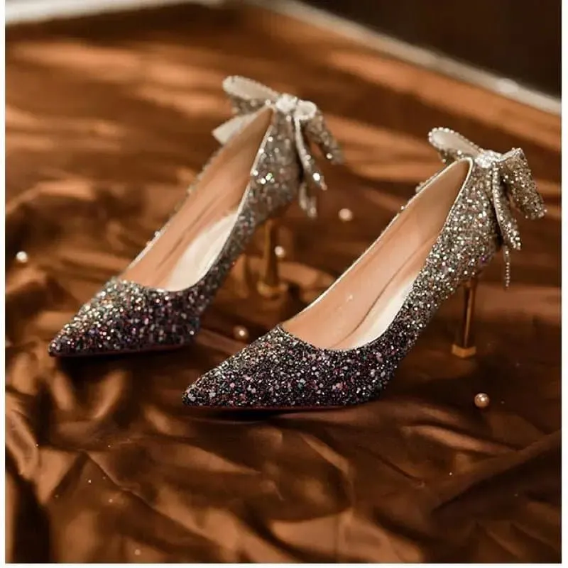 Rhinestone Crystal Sequins Shoes