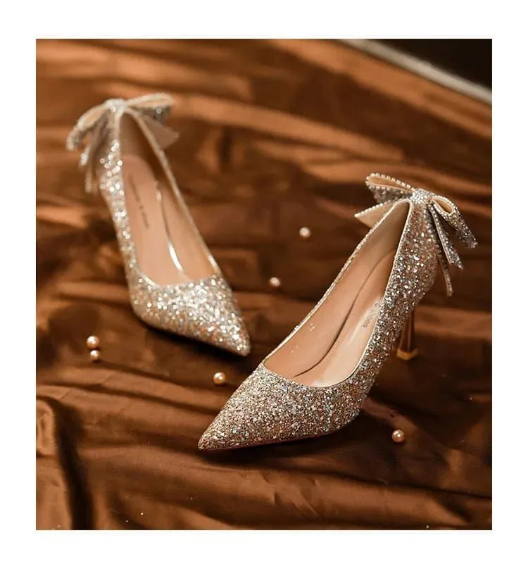 Rhinestone Crystal Sequins Shoes