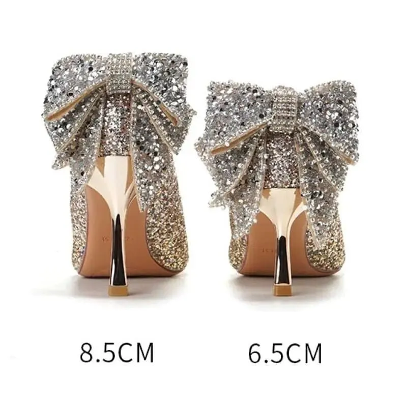 Rhinestone Crystal Sequins Shoes