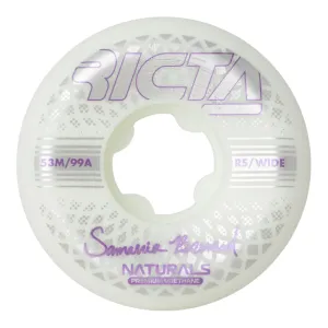 Ricta Brevard Reflective Naturals Wide 99a Skateboard Wheels 53MM