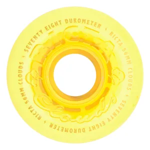 RICTA WHEELS CLOUDS HI VIS YELLOW 78A (56MM)