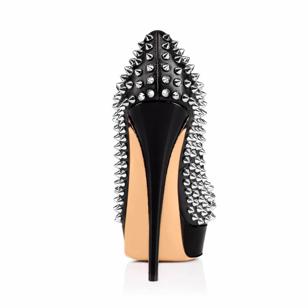 Rivet Super High Heel Women's Shoes