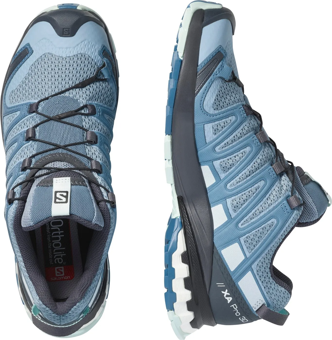 SALOMON SHOES XA PRO 3D v8 W Ashley Blue/Eb Damen Trail