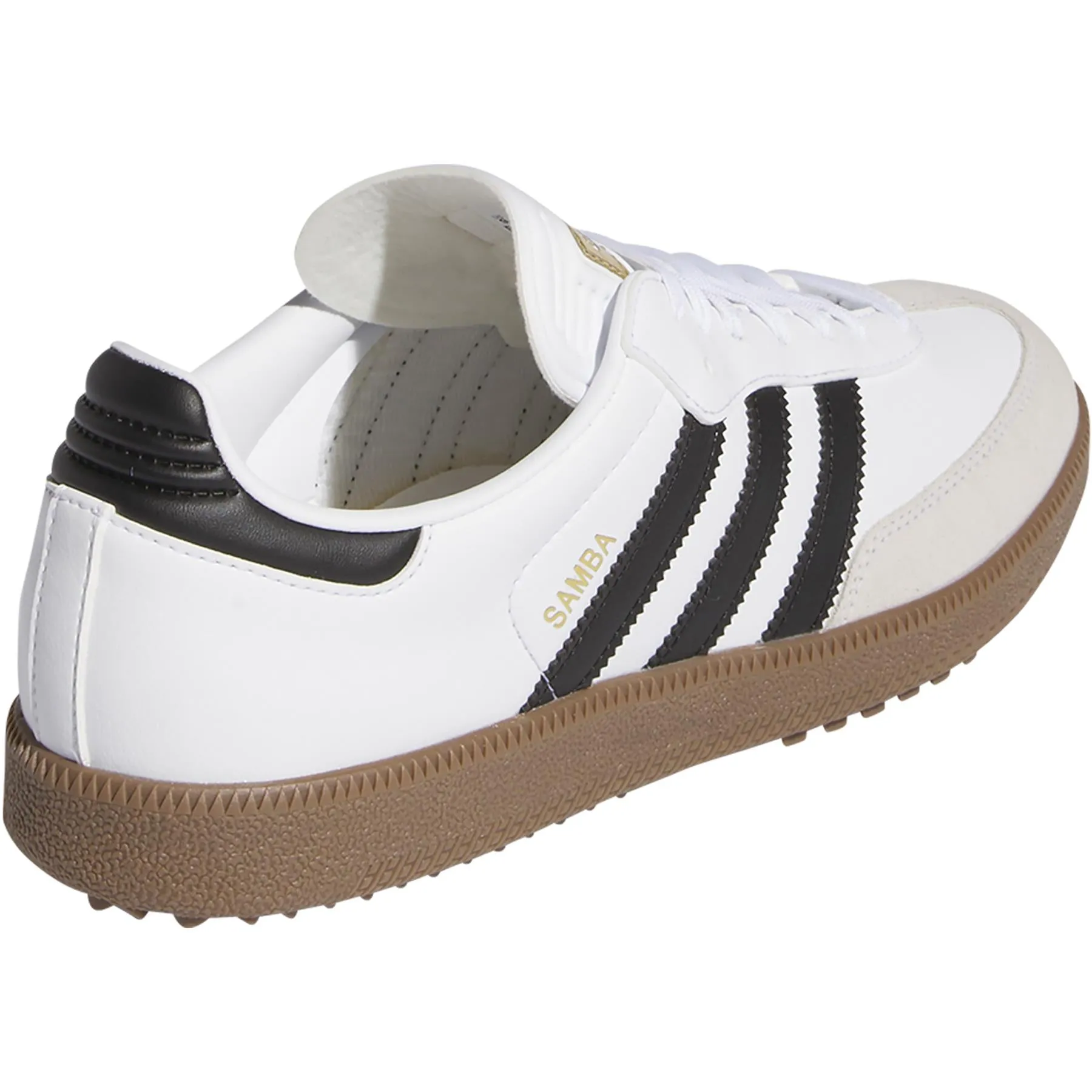 Samba Spikeless Golf Shoes White/Black - AW24