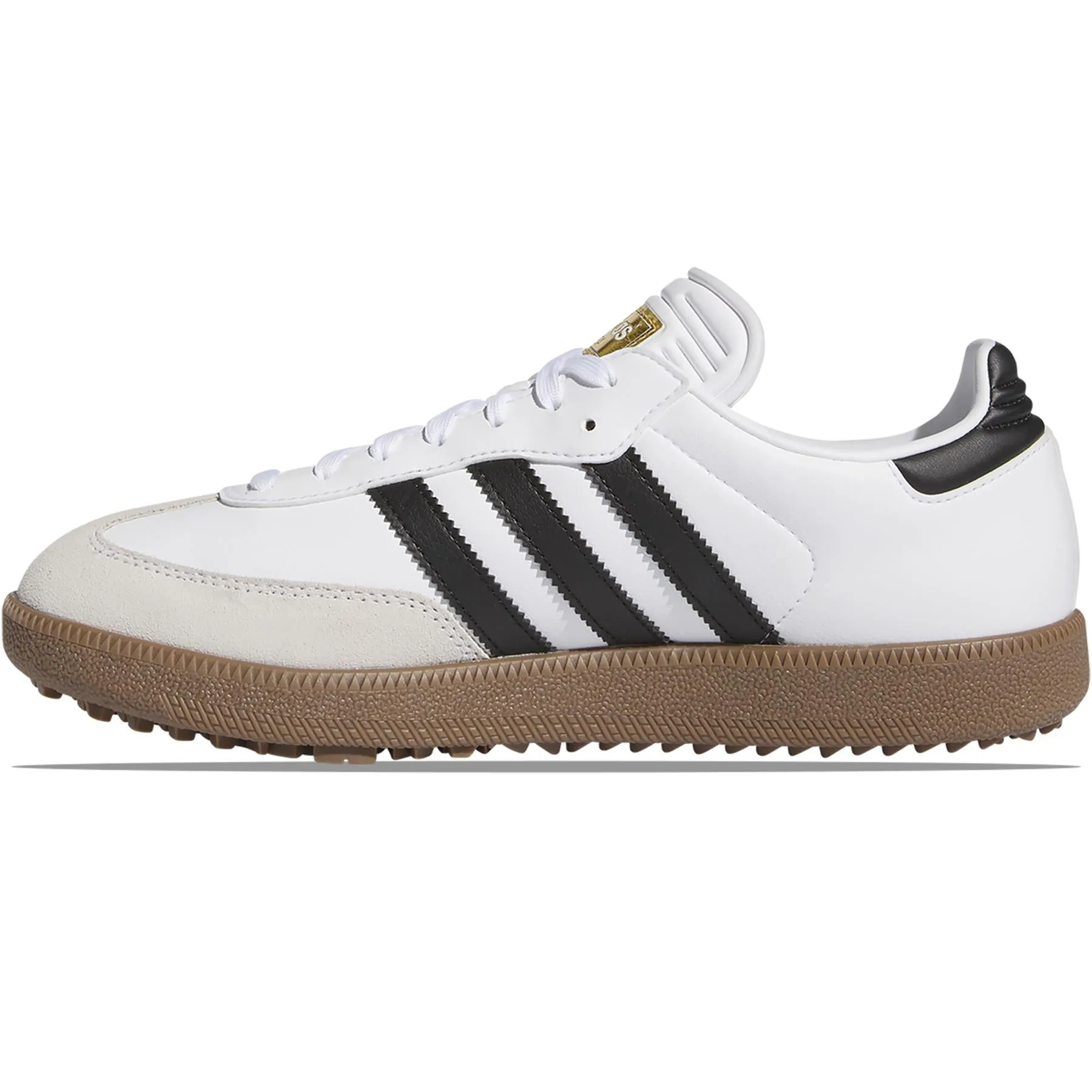 Samba Spikeless Golf Shoes White/Black - AW24