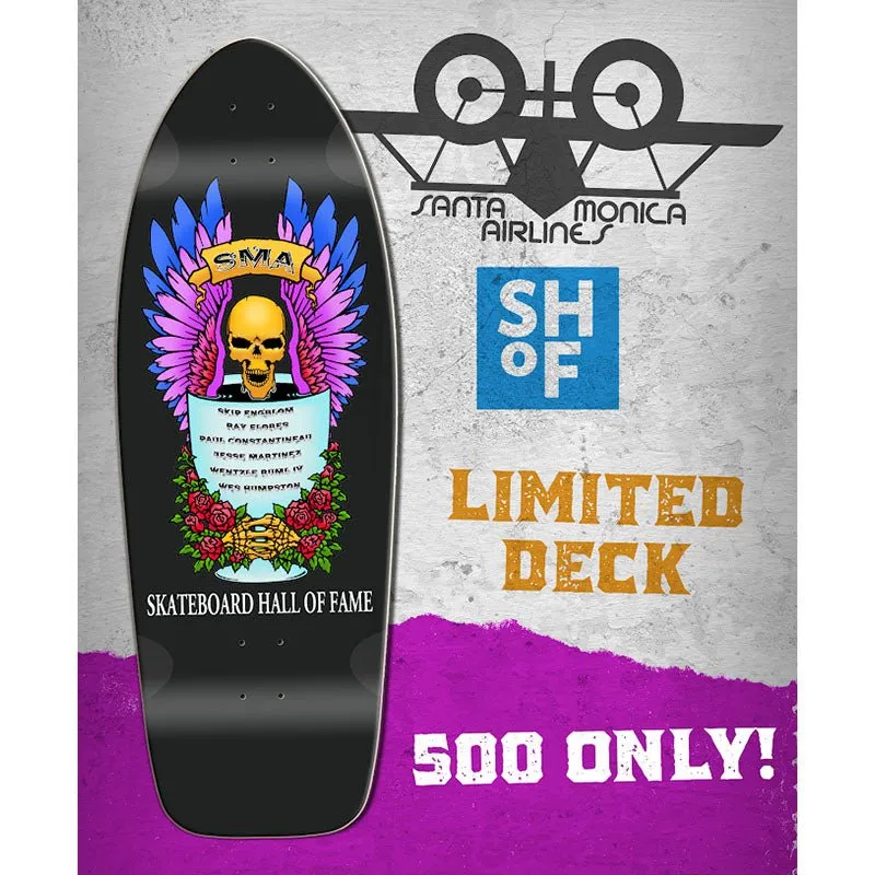 Santa Monica Airlines (SMA) HALL OF FAME Skateboard Deck