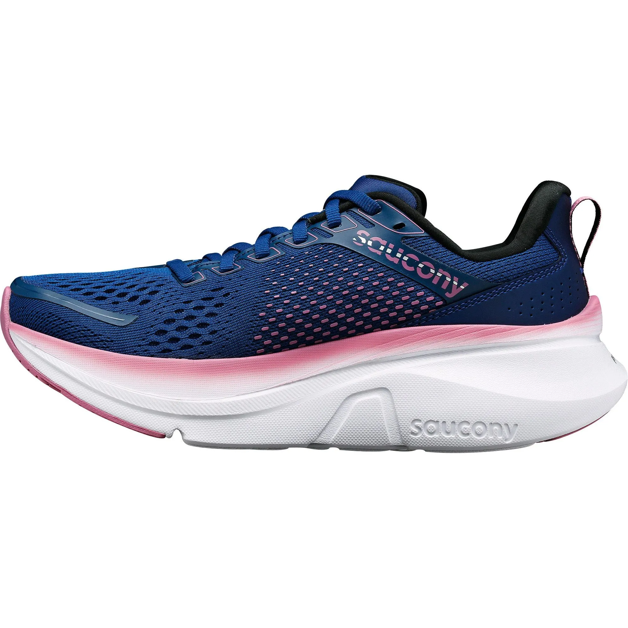 Saucony Guide 17 WIDE FIT Womens Running Shoes - Navy