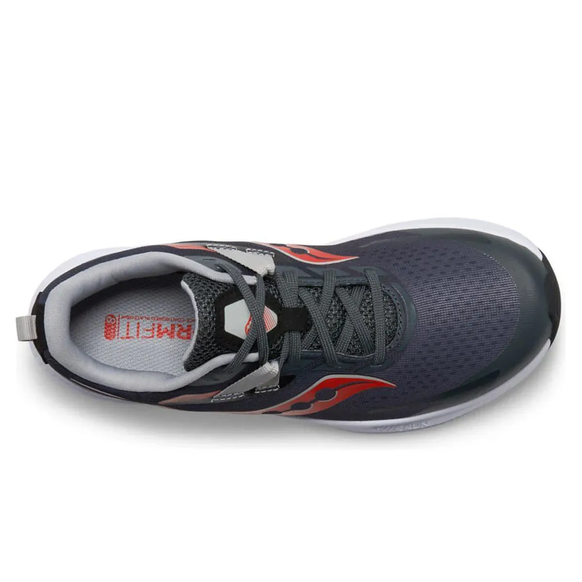 Saucony Ride 15 Junior | Grey/black/red