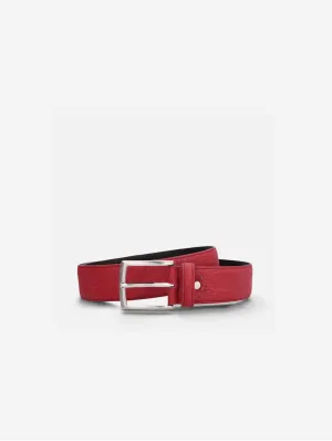 Seva Men's Piñatex Vegan Leather Belt | Red