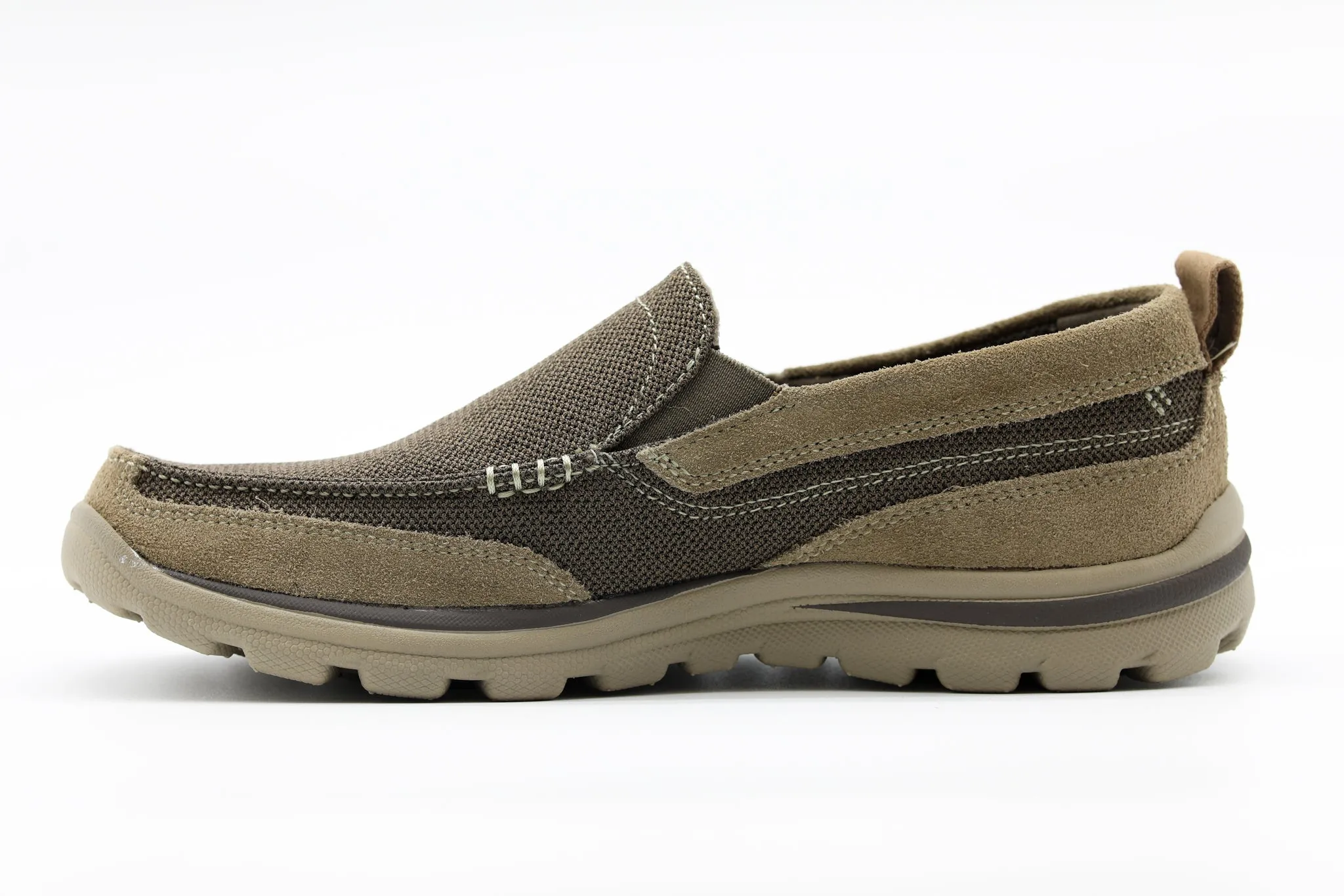 Skechers Superior-Milford Slip Ons Light Brown