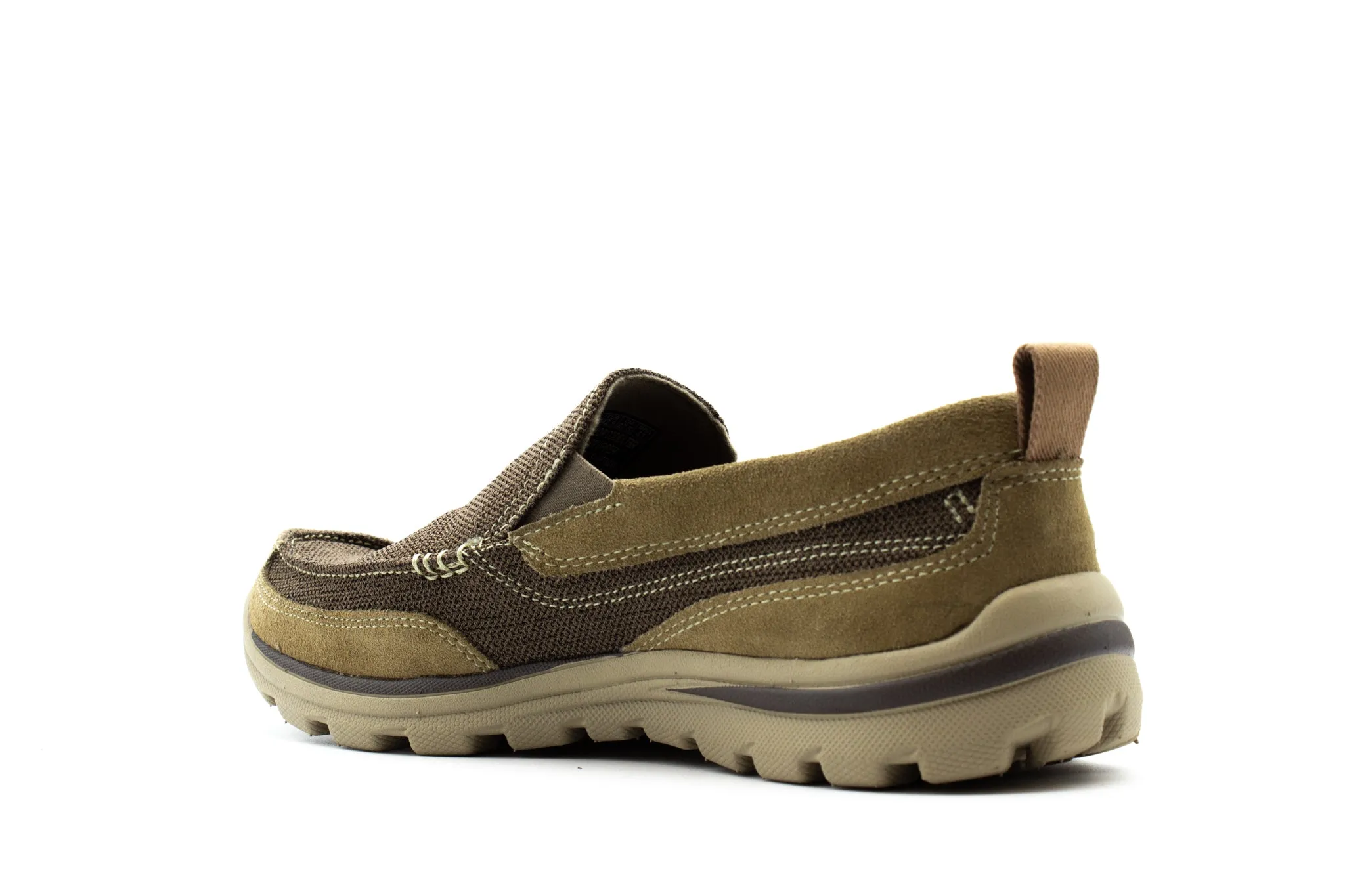 Skechers Superior-Milford Slip Ons Light Brown