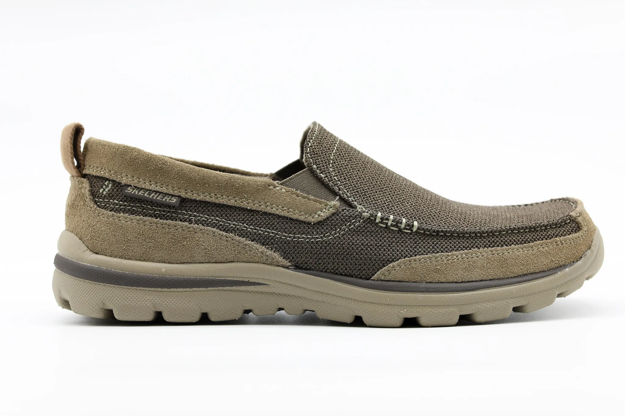 Skechers Superior-Milford Slip Ons Light Brown