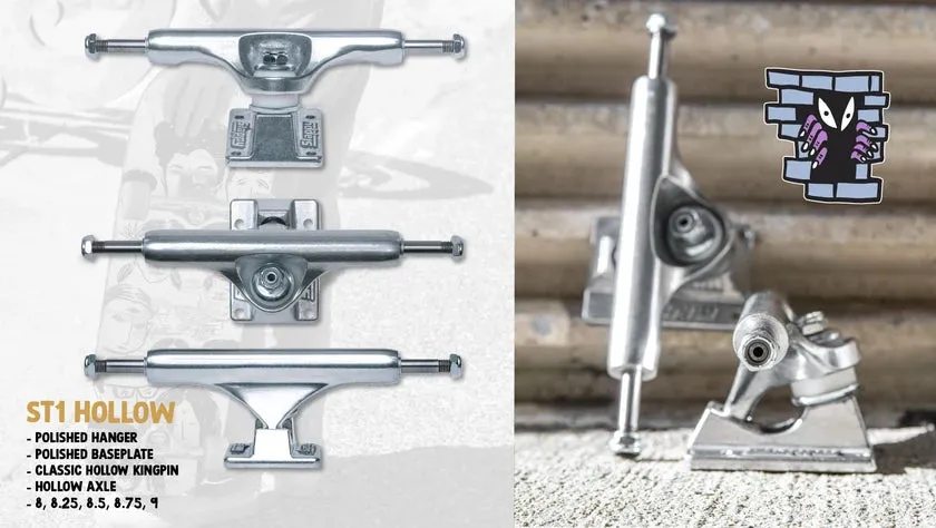 Slappy ST1 Hollow Trucks Polished Set (2)