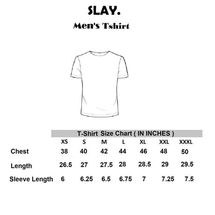 SLAY. Men's T-shirt Limited Edition Gold Mirror Foil Reflective Print