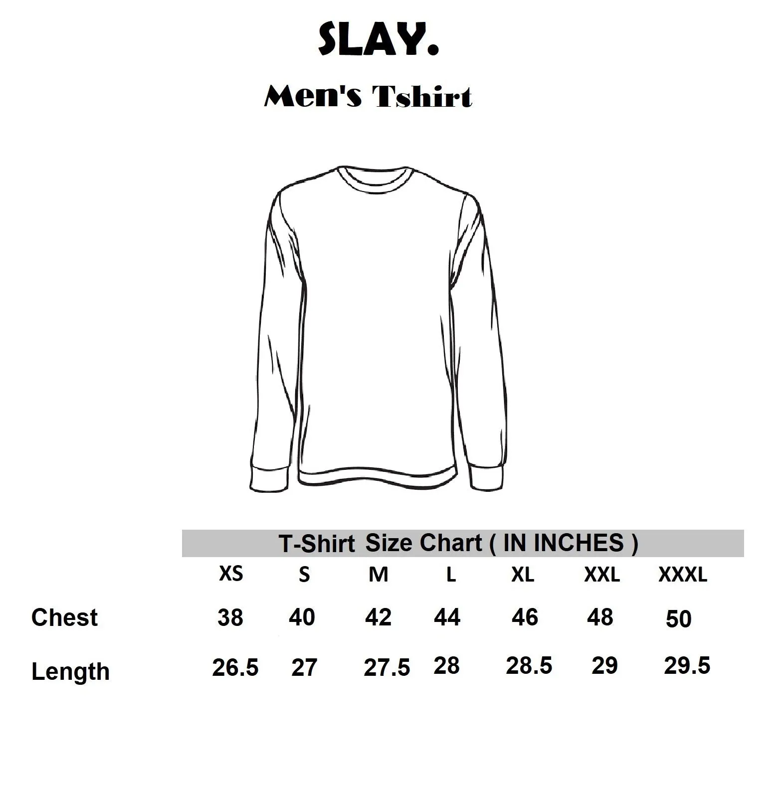 SLAY. Men's White Printed Full Sleeves T-shirt BALLER Edition