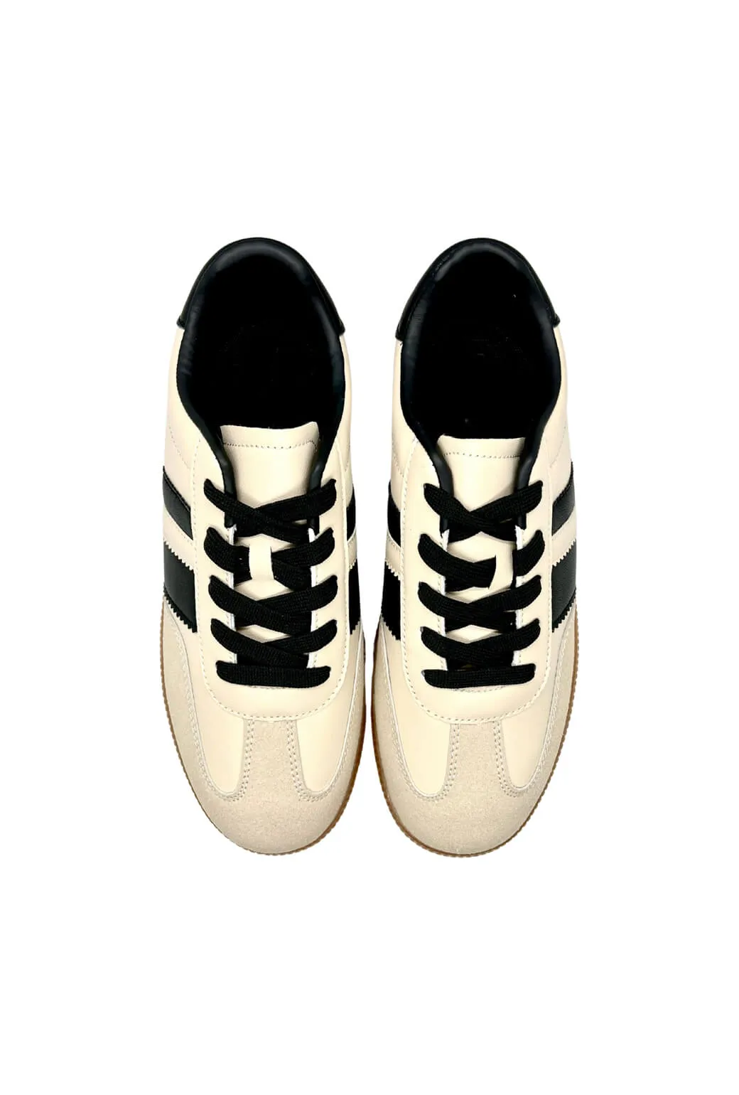 Soccer Sneaks - Taupe and Black