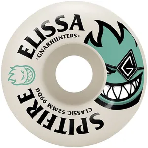 Spitfire 52mm 99d Gnarhunter Elissa Classics Skateboard Wheels 4pk