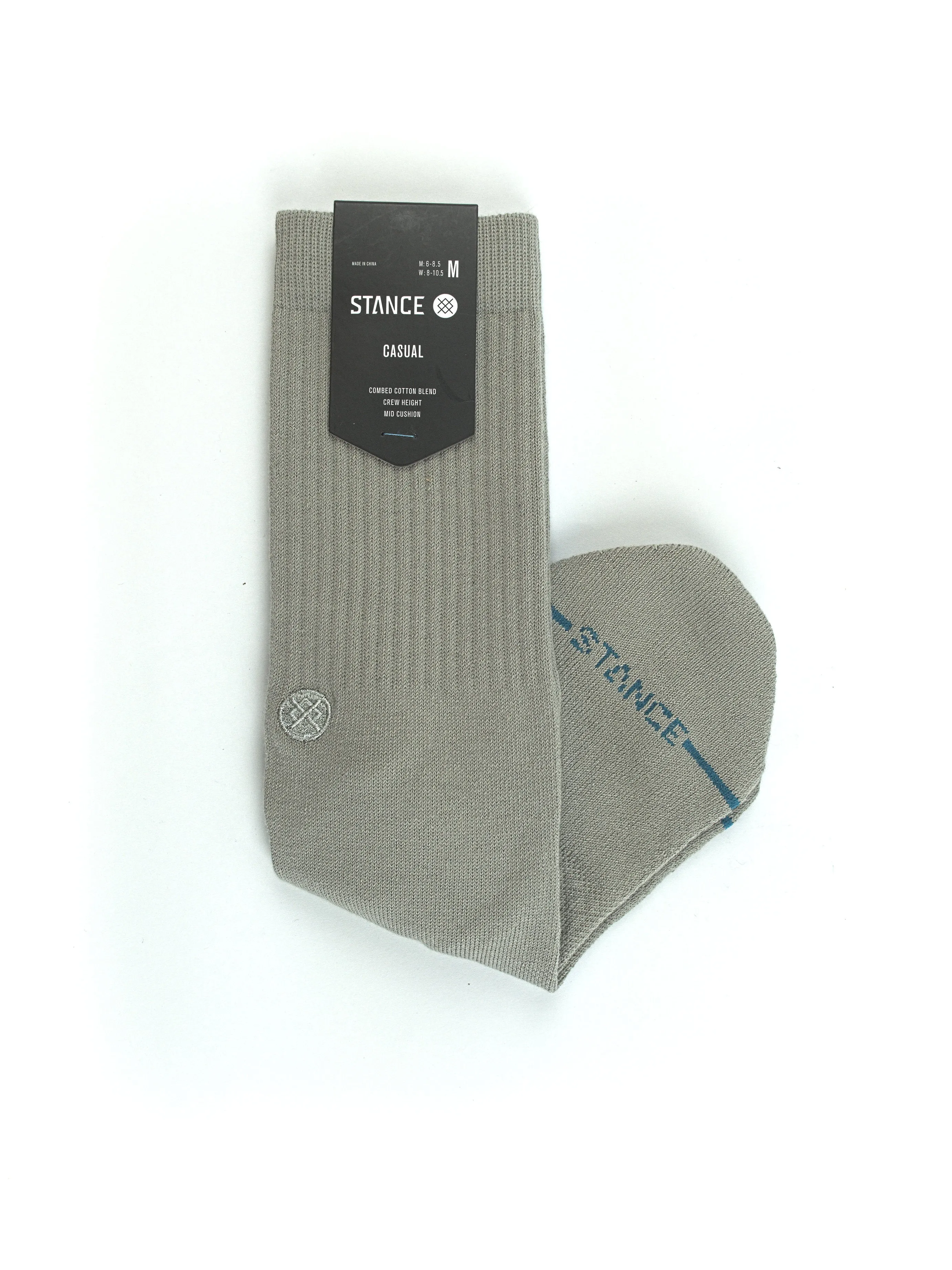 Stance Socks - Classics - Og Logo - Graphite - Medium Cushion