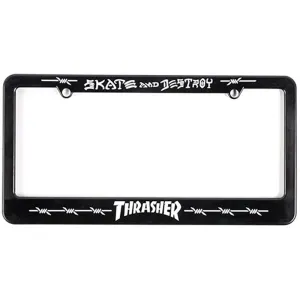 Thrasher Skateboard Magazine BARBED WIRE LICENSE PLATE HOLDER