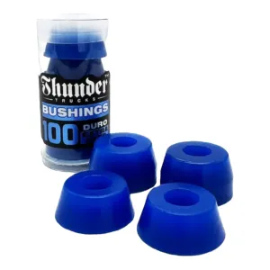 Thunder Premium Skateboard Bushings 100A Extra Hard Navy