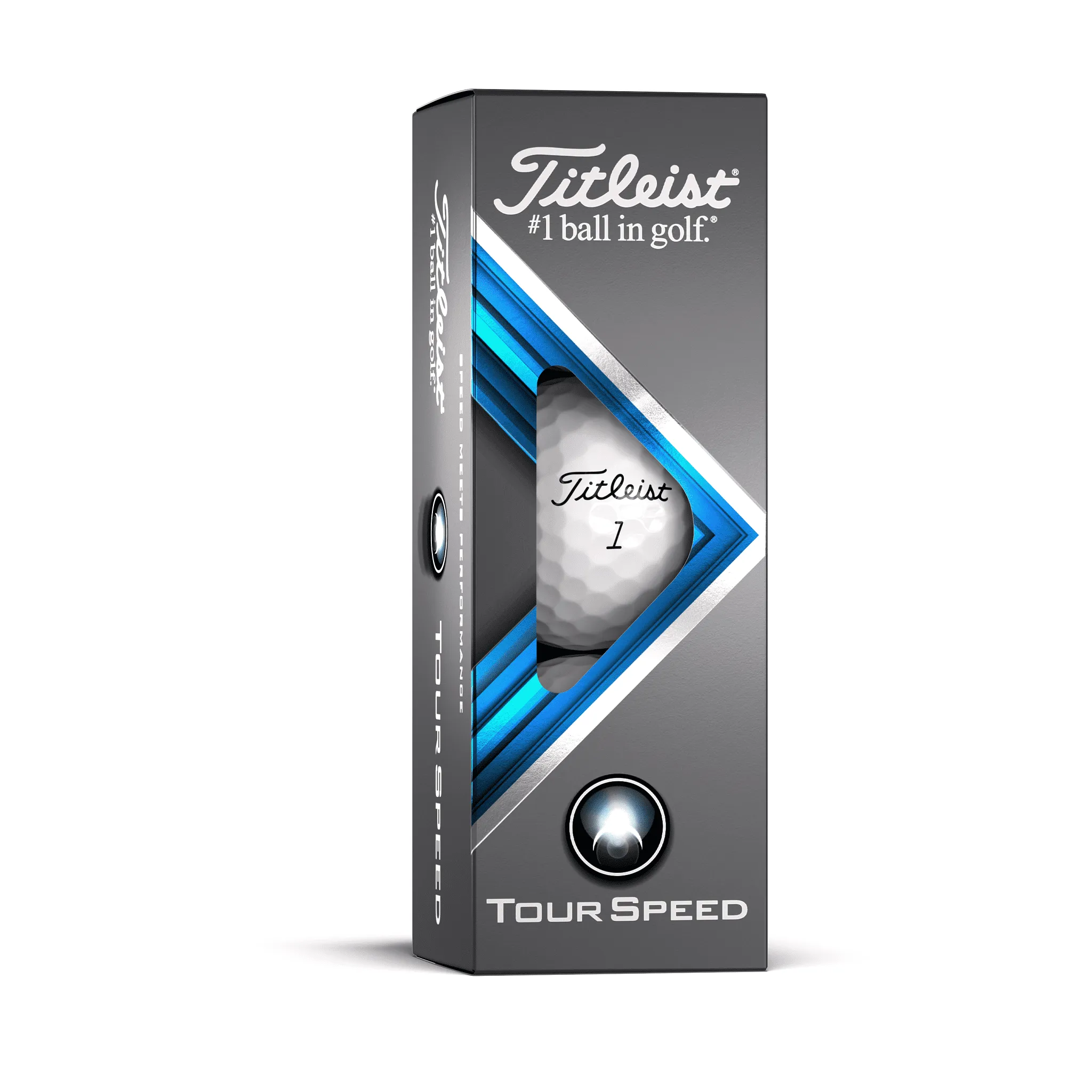 Titleist 2022 Tour Speed Golf Balls, 12 Pack, White