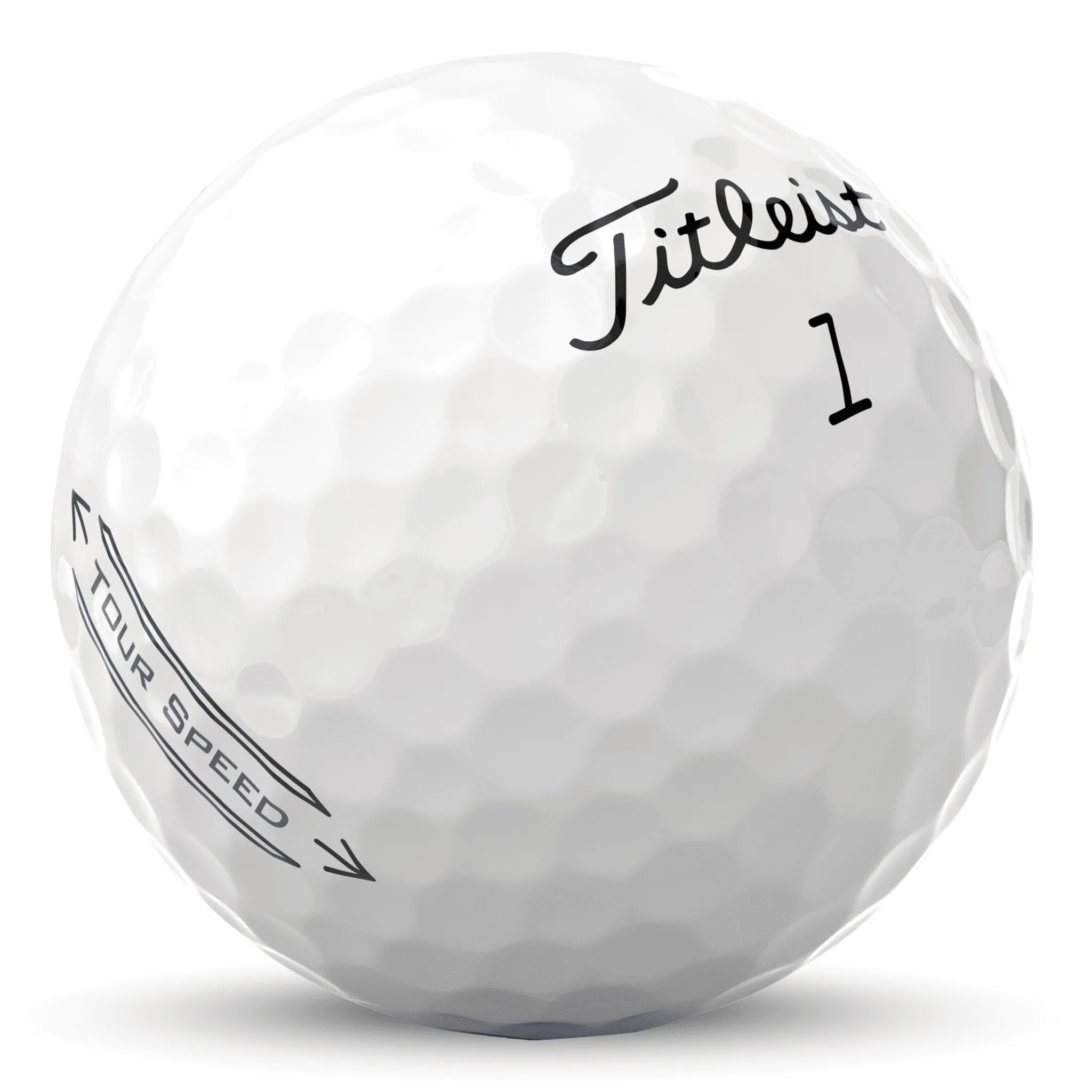 Titleist 2022 Tour Speed Golf Balls, 12 Pack, White