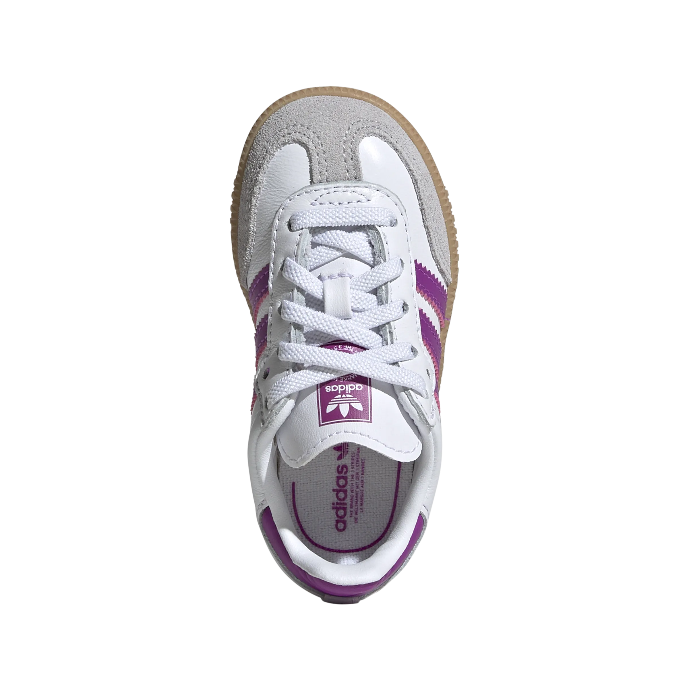 Toddlers Samba OG 'White Purple Burst'