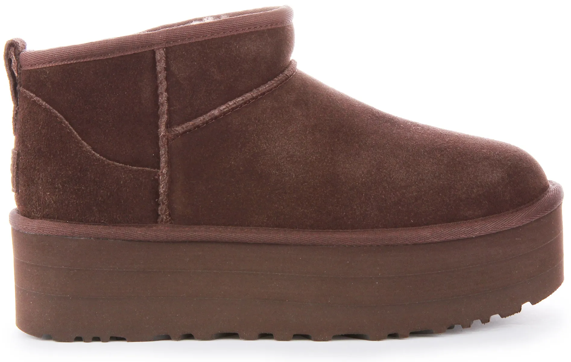 Ugg Australia Classic Ultra Mini In Dark Brown For Women