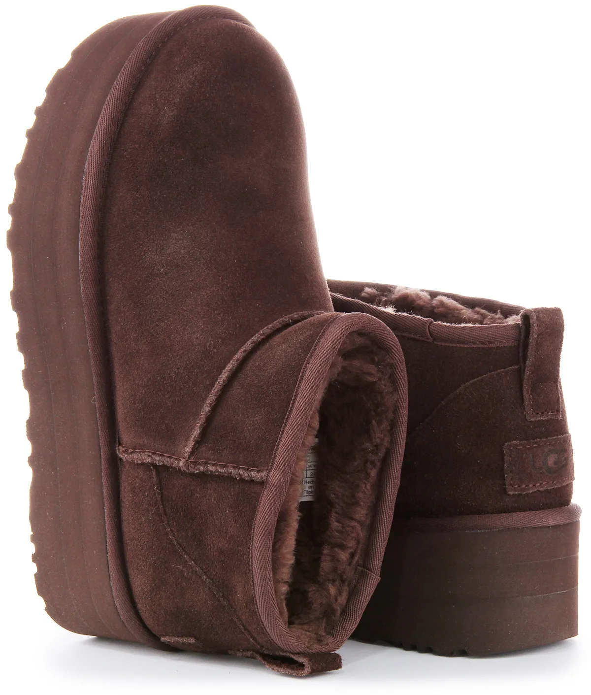 Ugg Australia Classic Ultra Mini In Dark Brown For Women