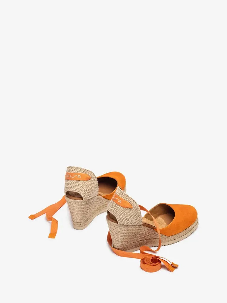 Unisa Carnot Wedged Sandals Clementine