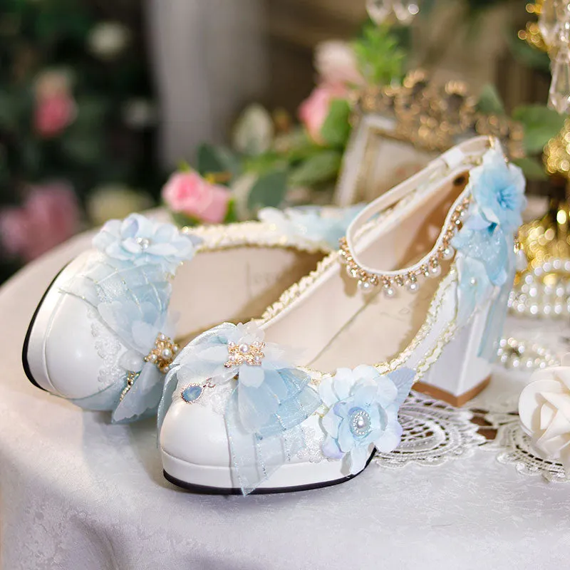 Uniwim Lace Bow Flower  Shoes SE22455