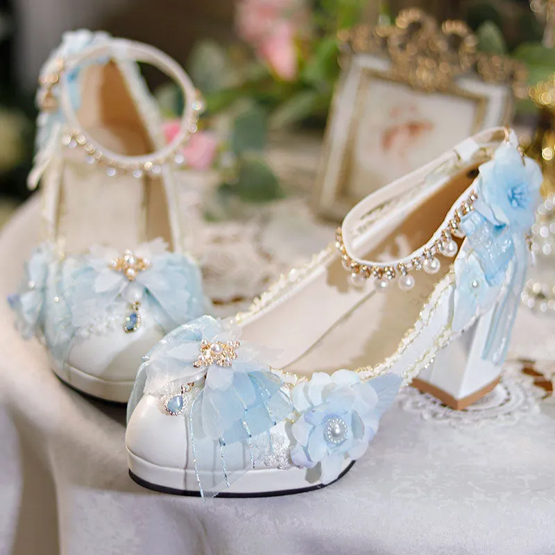 Uniwim Lace Bow Flower  Shoes SE22455