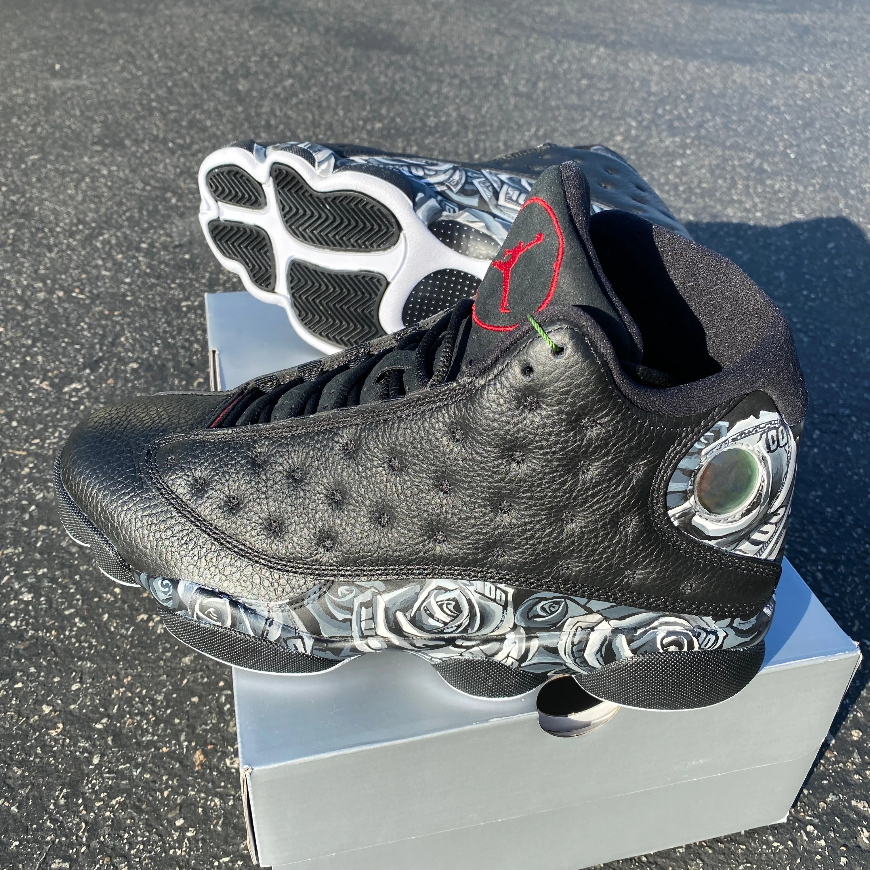 US Men's size 9 Jordan 13 Reverse He Got Game - Custom Order - Invoice 2 of 2