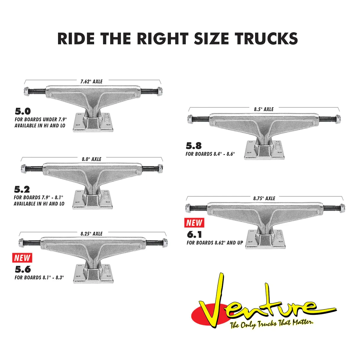 Venture Trucks Bobby Worrest Awake V-Lt 5.0 Hi Set(2)