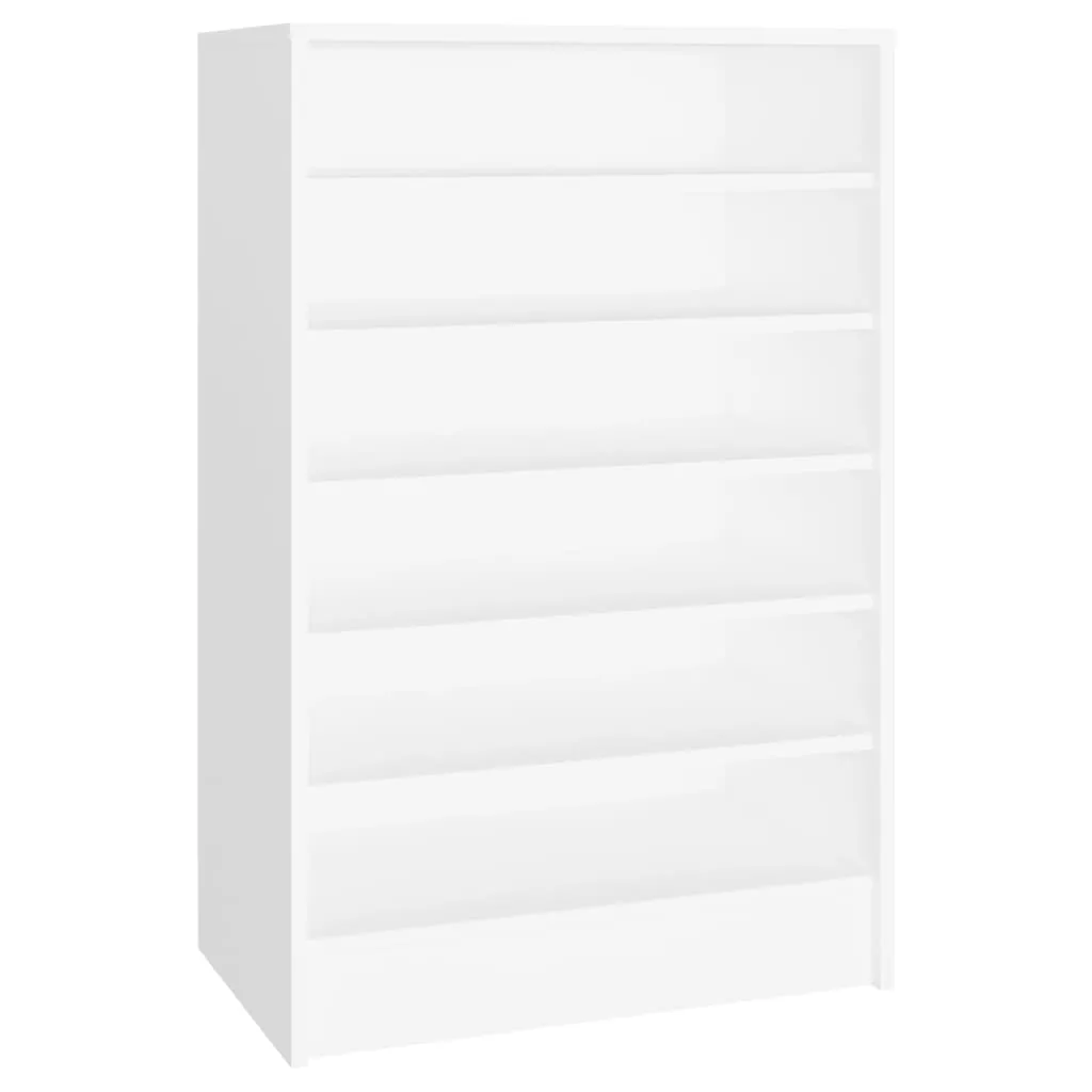 vidaXL Shoe Cabinet White 60x35x92 cm Engineered Wood