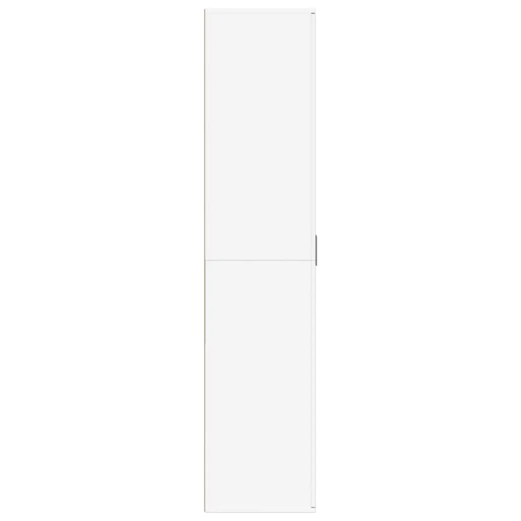 vidaXL Shoe Cabinet White 80x39x178 cm Engineered Wood