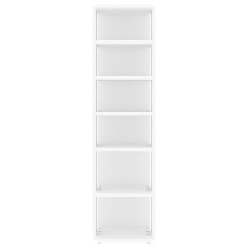 vidaXL Shoe Cabinets 2 pcs White 27.5x27x102 cm Engineered Wood