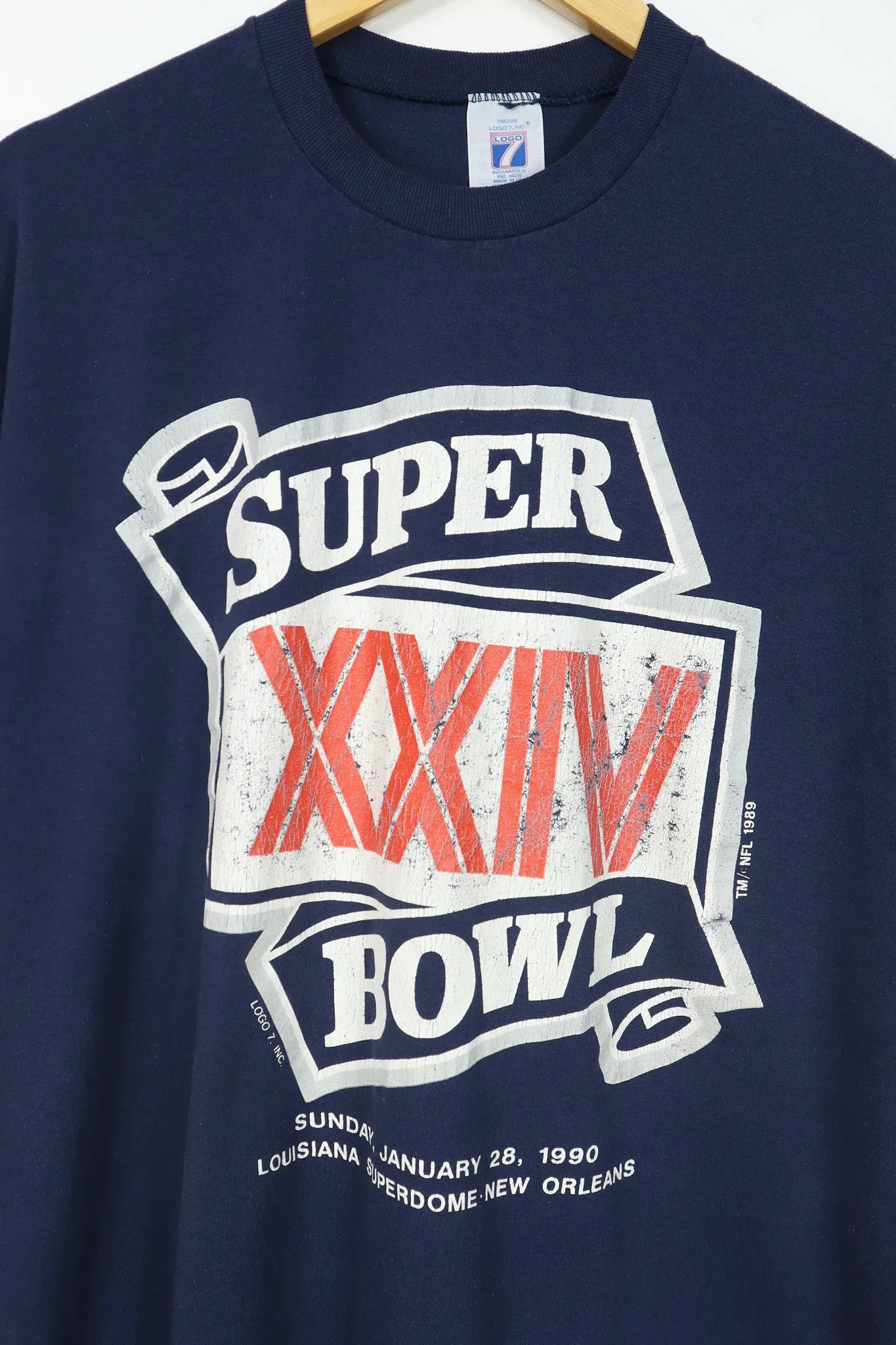 Vintage 1990 Super Bowl XXIV Tee