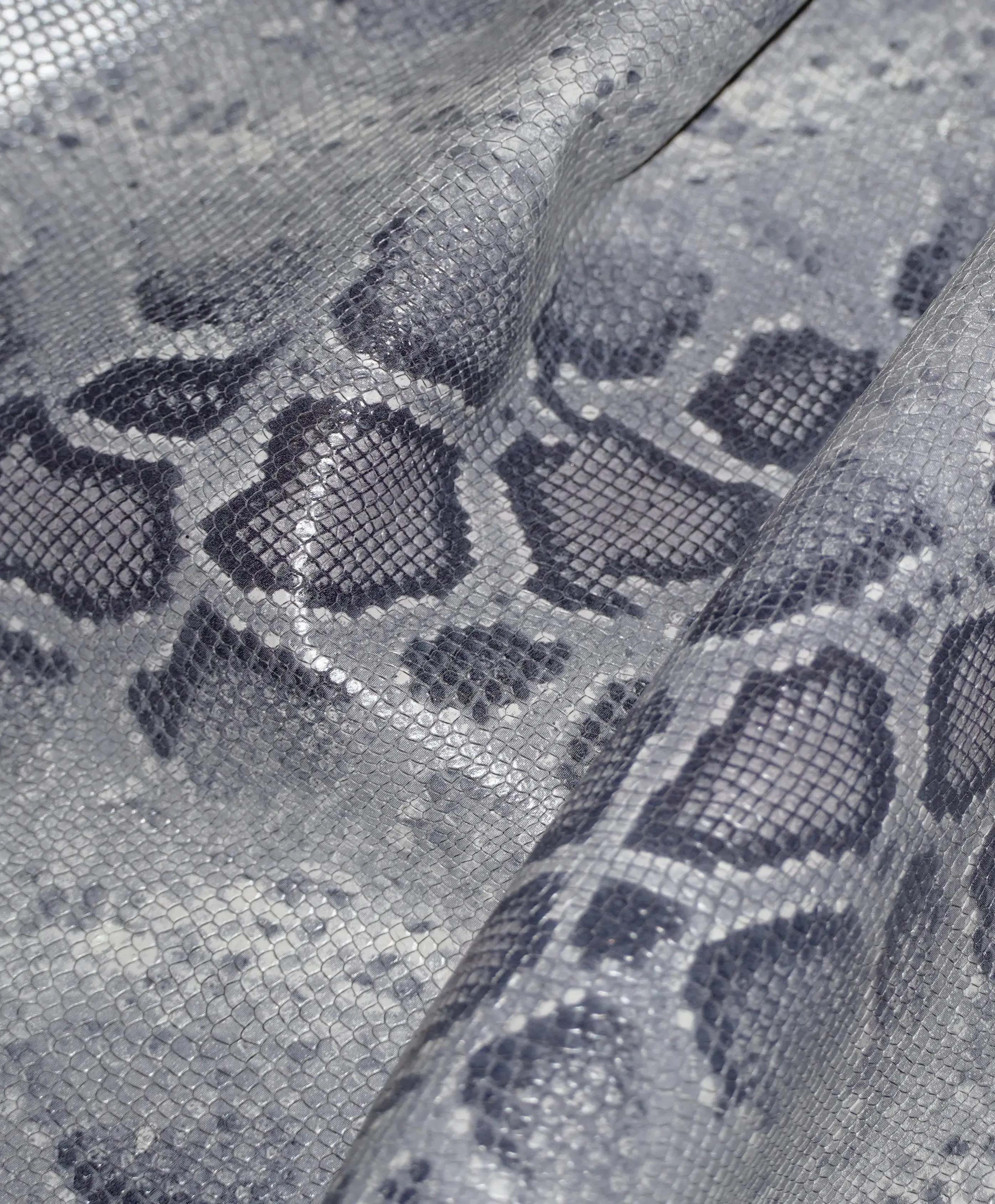 Viper Snake Embossed Cowhide