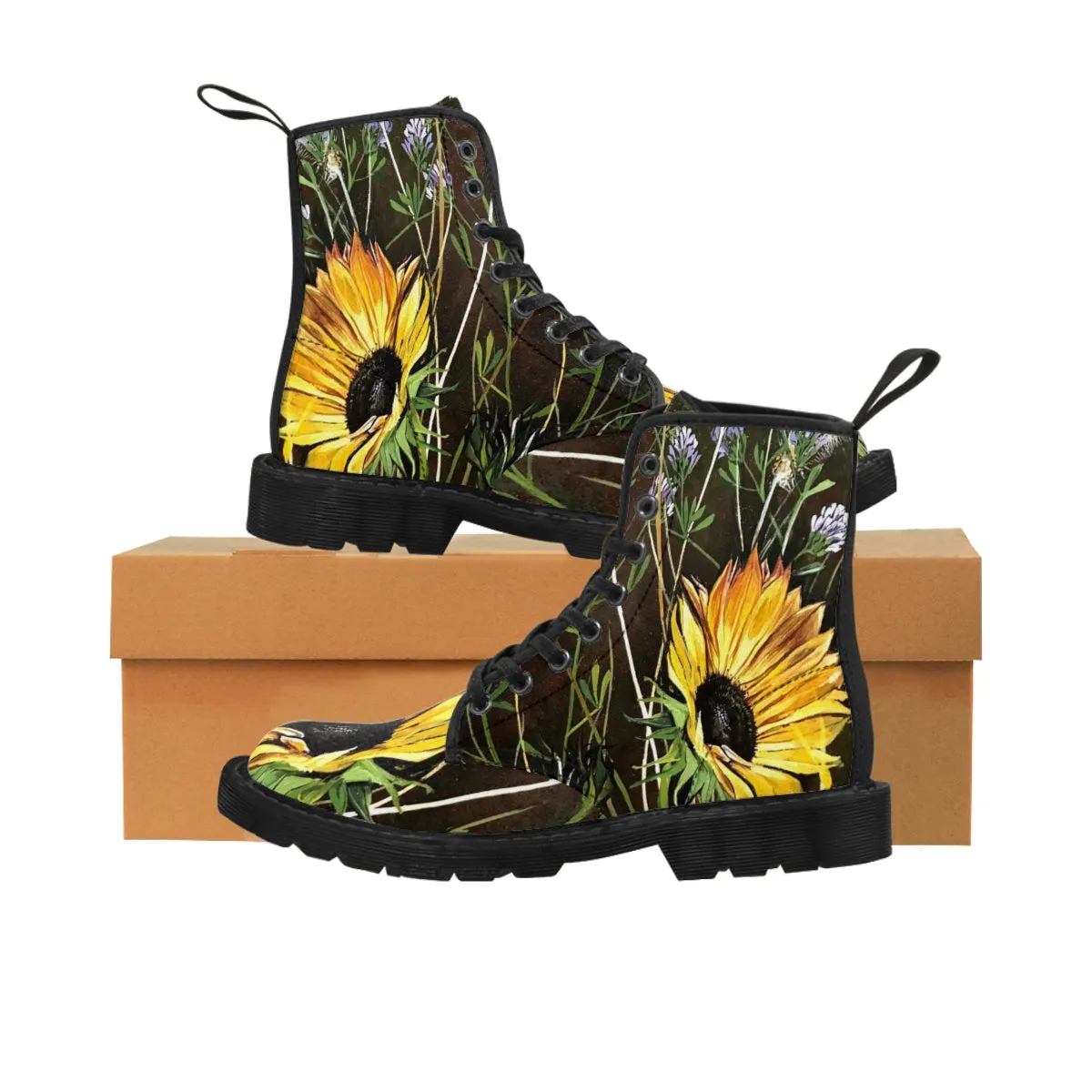 Walkin' on Sunshine Canvas Boots