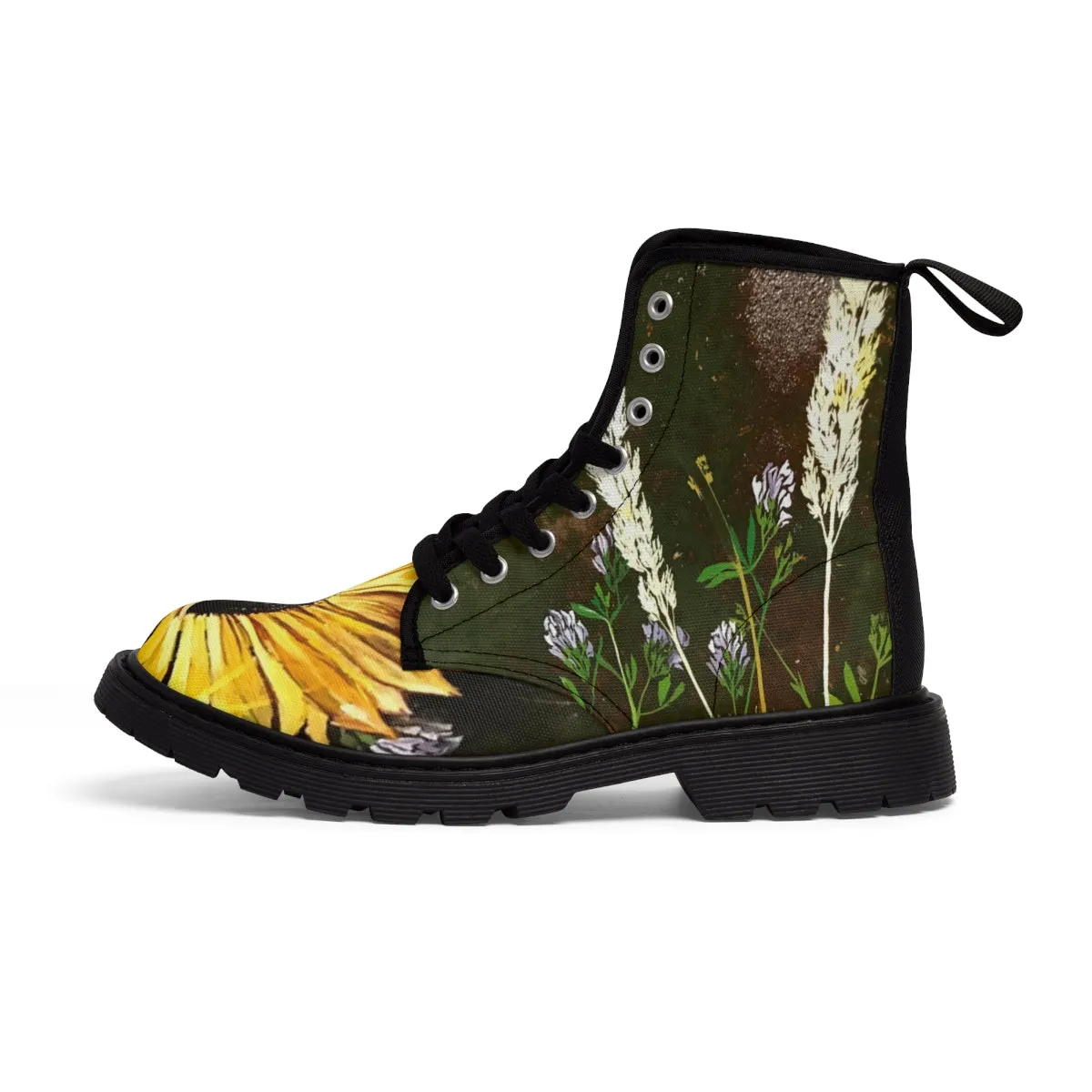 Walkin' on Sunshine Canvas Boots