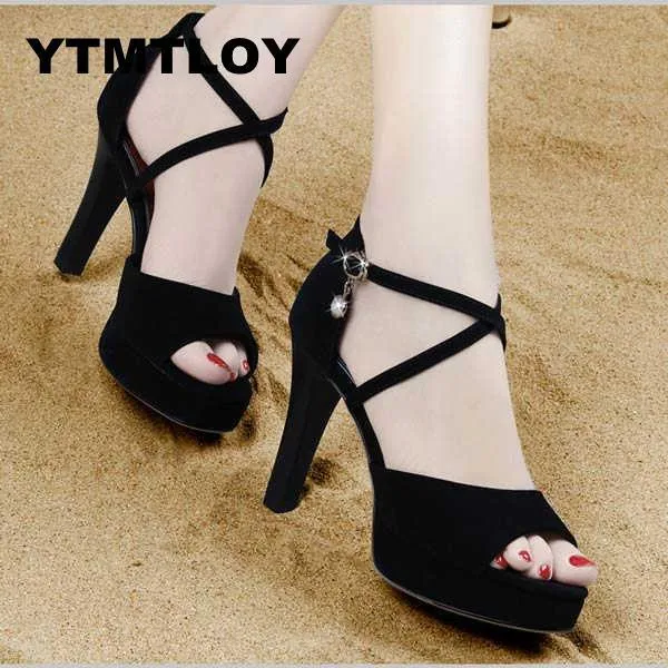 Womanhigh Heels Party Ankle Strap Summer Sandals